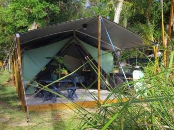 Suffolk Beachfront Holiday Park - Tent Exterior